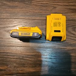 2 DEWALT BATTERYS  