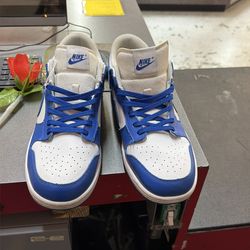 Blue nike dunks size 13