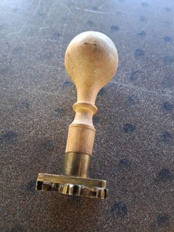 Antique wax stamp