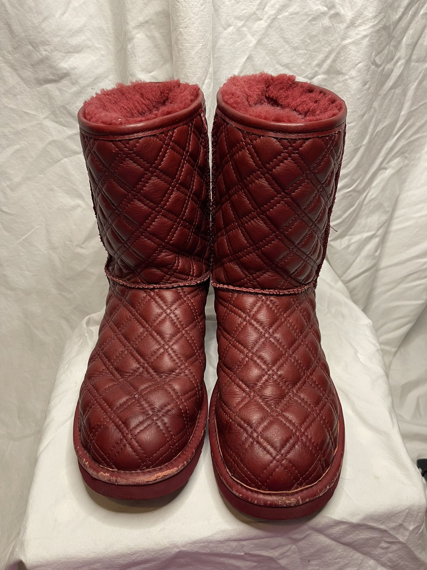 UGG Quilted Leather Boots