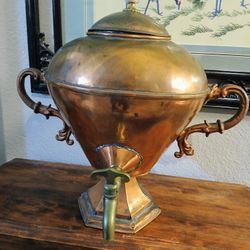 Antique Copper Samovar 