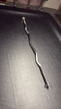 Chrome EZ Curl Barbell Bar