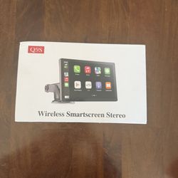 Wireless Apple Carplay Screen for Car 4K Dash Cam, 9" Portable Apple Carplay & Android Auto Car Stereo, with 1080p Backup Camera, GPS Navigation/Mirro