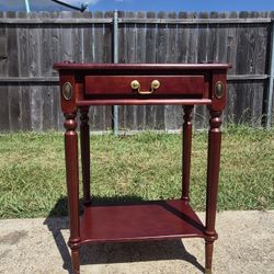 32" Antique Stylish Night Stand End Table Dresser With Drawer