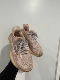 Adidas Yeezy pink sneakers