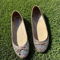 Jimmy Choo Gold Ballet Flats Size 7