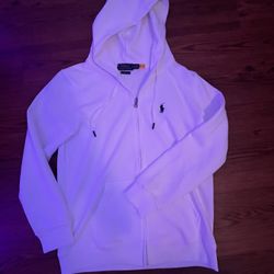 Polo fleece White