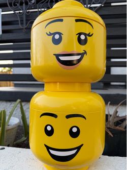 Lego heads storage collection