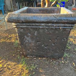 A Pair Of Flower Pots Solid 3 X 3 They Weigh Two Or 300 Pounds Each Selling A Pair For $600 or best offer