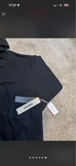 Black Essential Hoodie