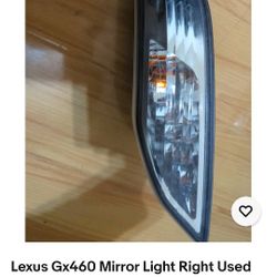 Lexus Gx460 Light Mirror Right