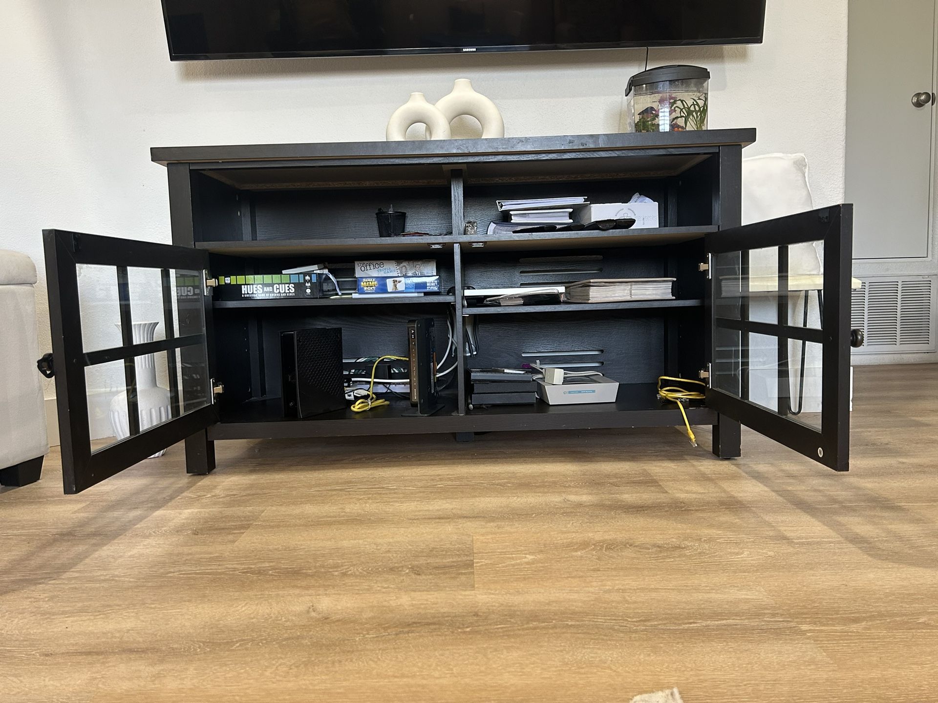 Black TV Stand