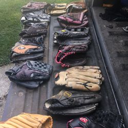 Baseball & Softball Gloves $25 Each 