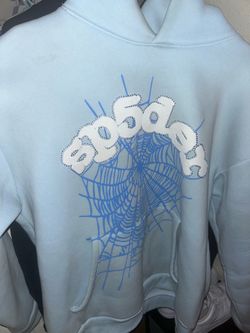 Baby Blue Sp5der Hoodie