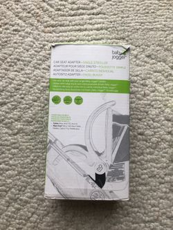 Baby jogger car seat adapter.