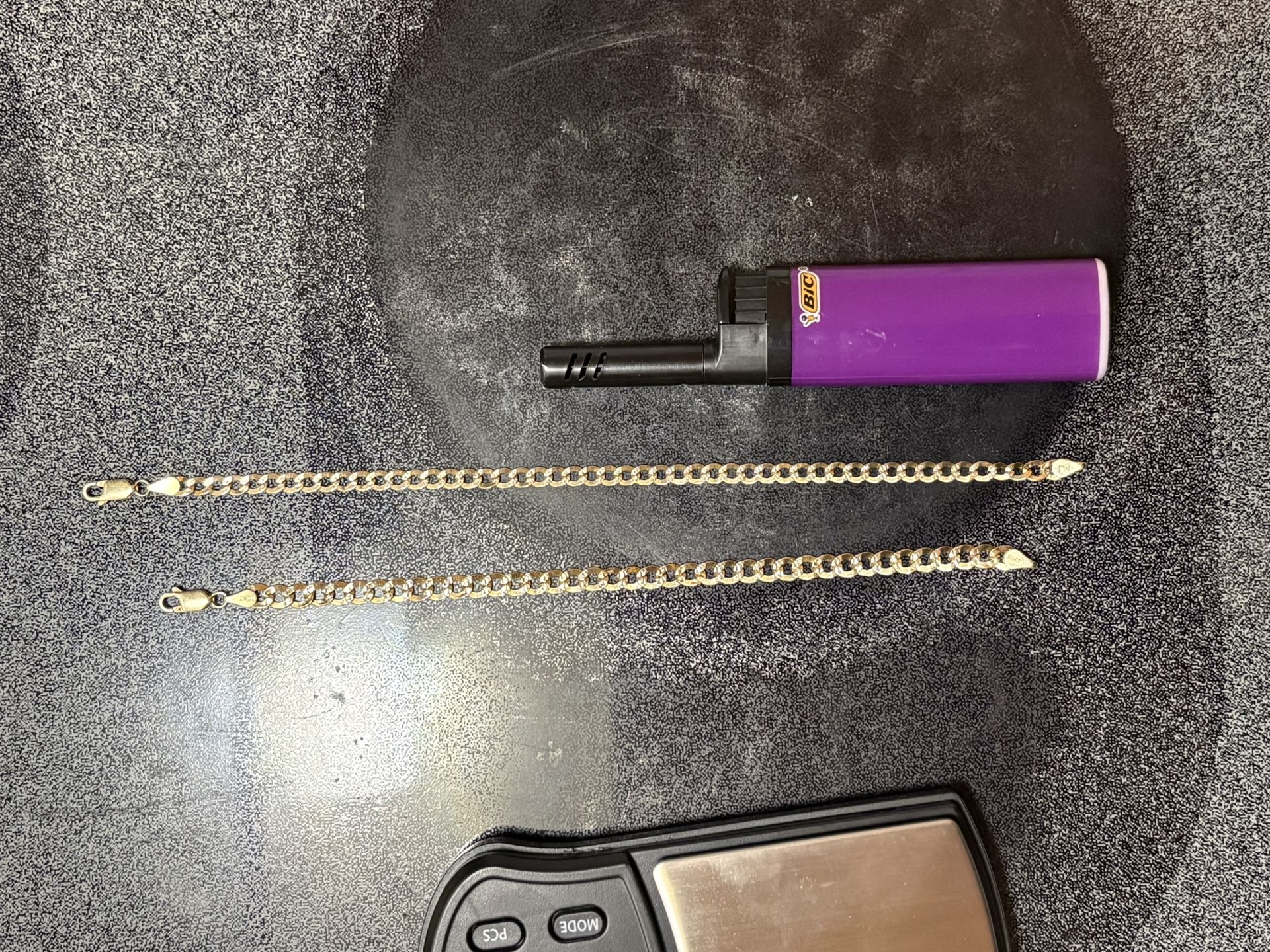 2 10k Gold Bracelets