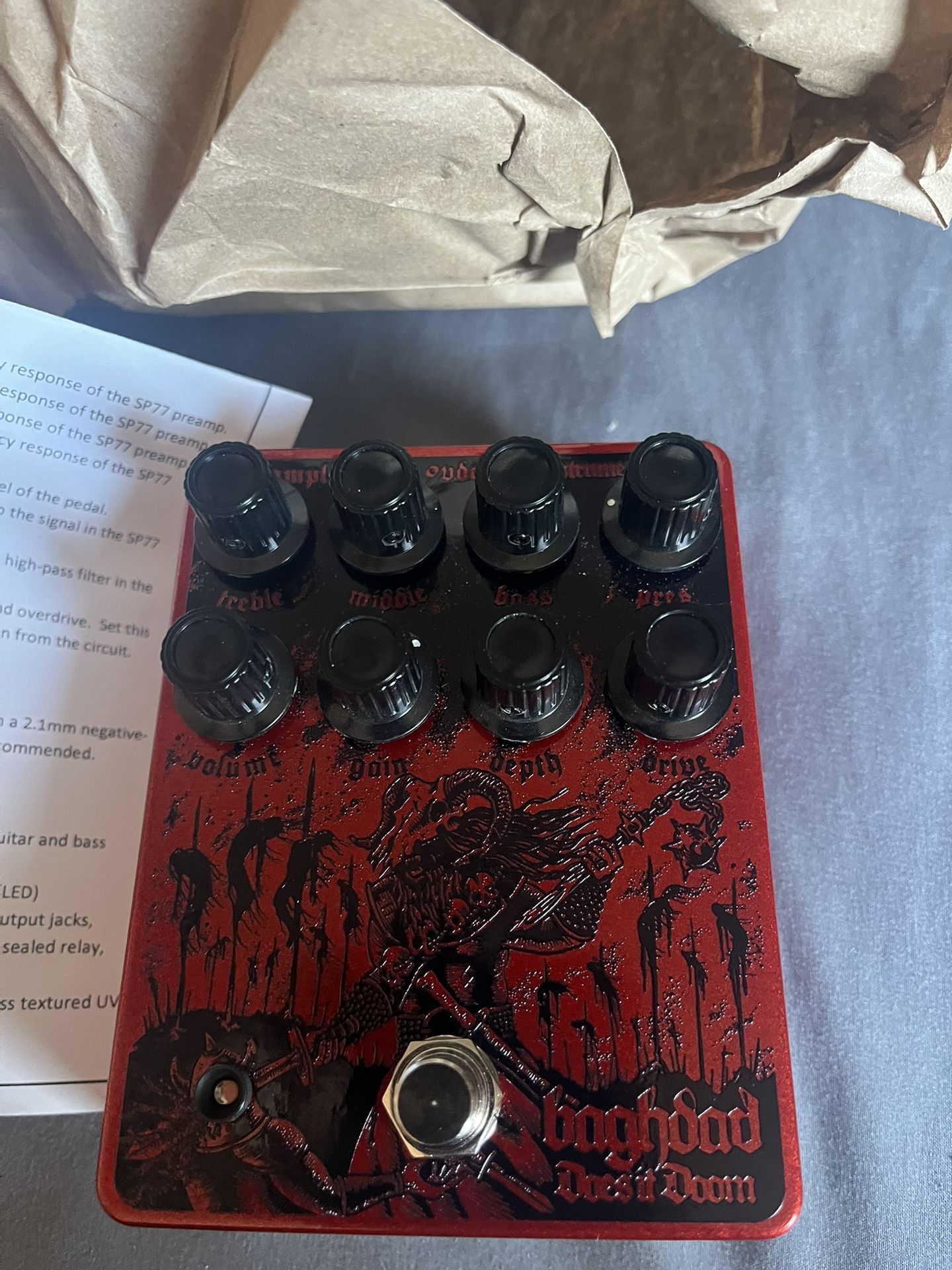 Dose It Doom/Dunwich Baghdad Preamp Pedal