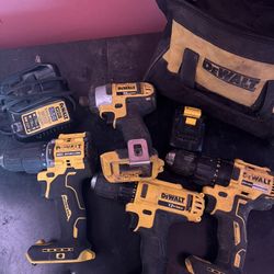 Dewalt Drill Set Of 4