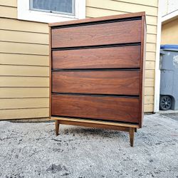 Mid Century Tall boy Dresser