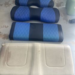 Golf cart cushion seats