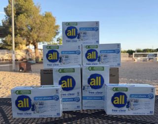All Free & Clear Dryer Sheets 80 Count - Sensitive Skin - NEW