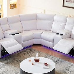 Recliner Sectional Couch _ Sofá Reclinable Seccional 