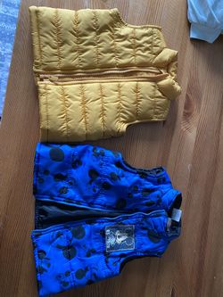 Armless Jackets Size 6months And 18months