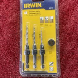 Irwin Countersink Drill Bit Set