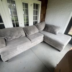 Gray Sectional. 