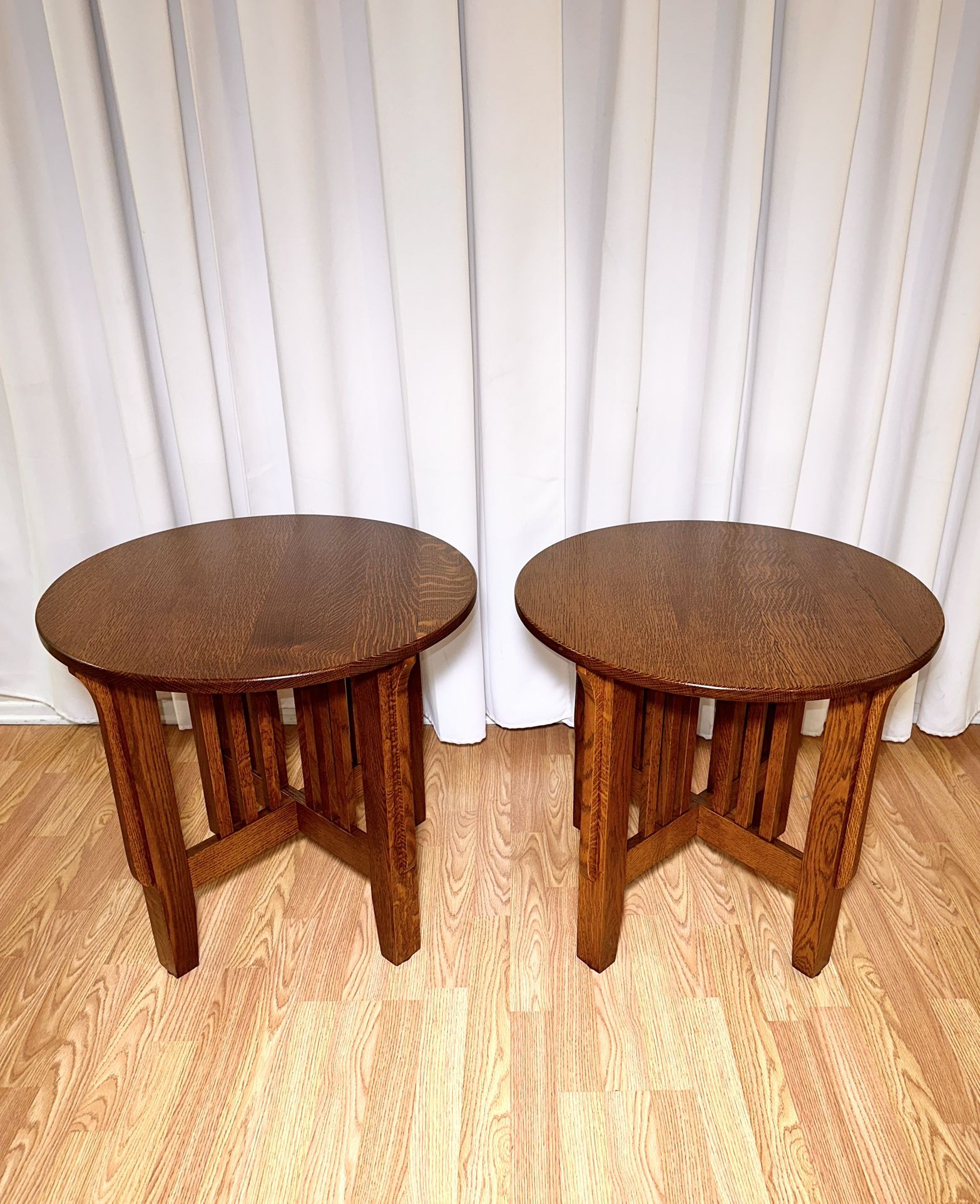 Barn Furniture Round Mission End Tables⚡️