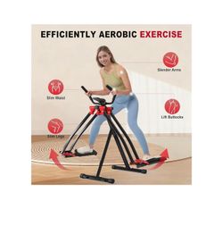 Space Walker Exercise Machine - Air Walker Elliptical Trainer for Home Use, with Foldable Design for an Aerobic Stepper and Cross Trainer Glider Exerc