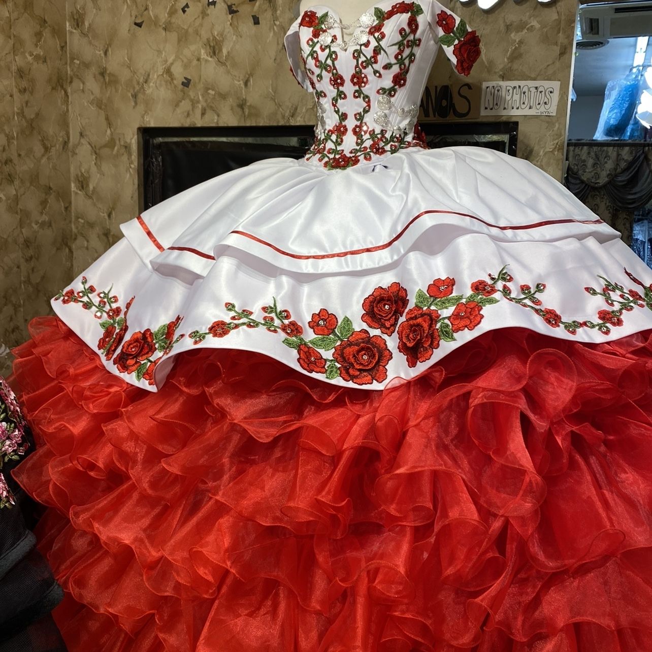 Quinceanera Dress charro Style