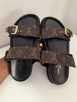 Louis Vuitton Women’s Brown Slides
