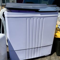 Portable Twin Tub Washing Machine | Wash/Spin Dry | 12lb