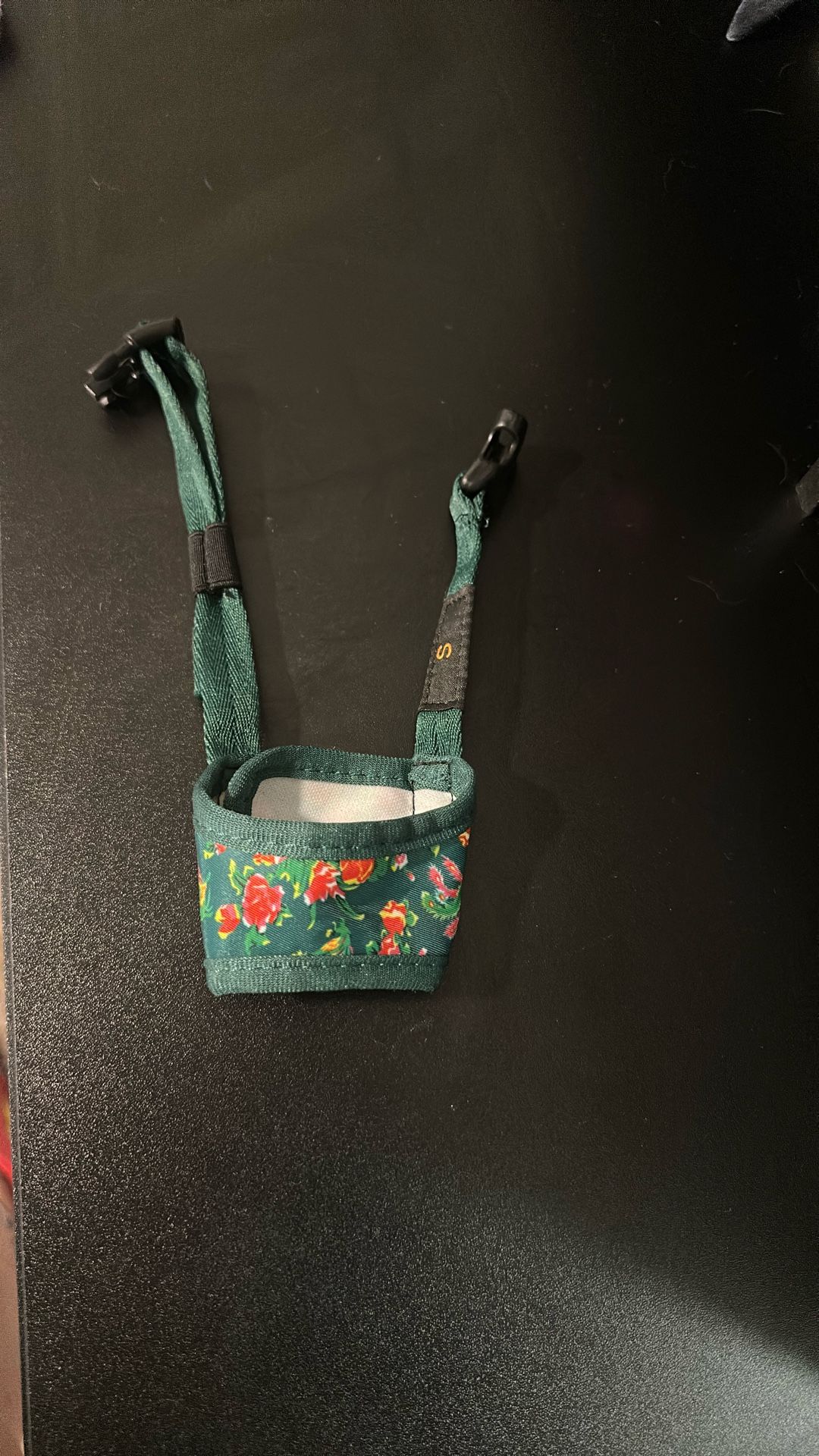 Small floral dog muzzle
