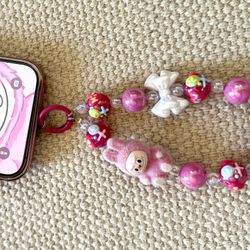 New Labubu Keychain Or Cellphone Wristband 