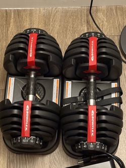 Adjustable 50lb dumbbells