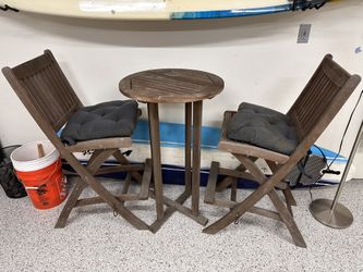 Real Wood Patio Set