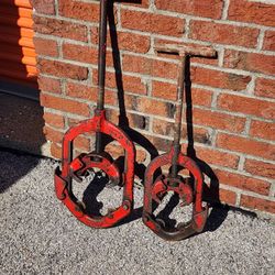 Pair Reed Hinged 4 Wheel Pipe Cutter