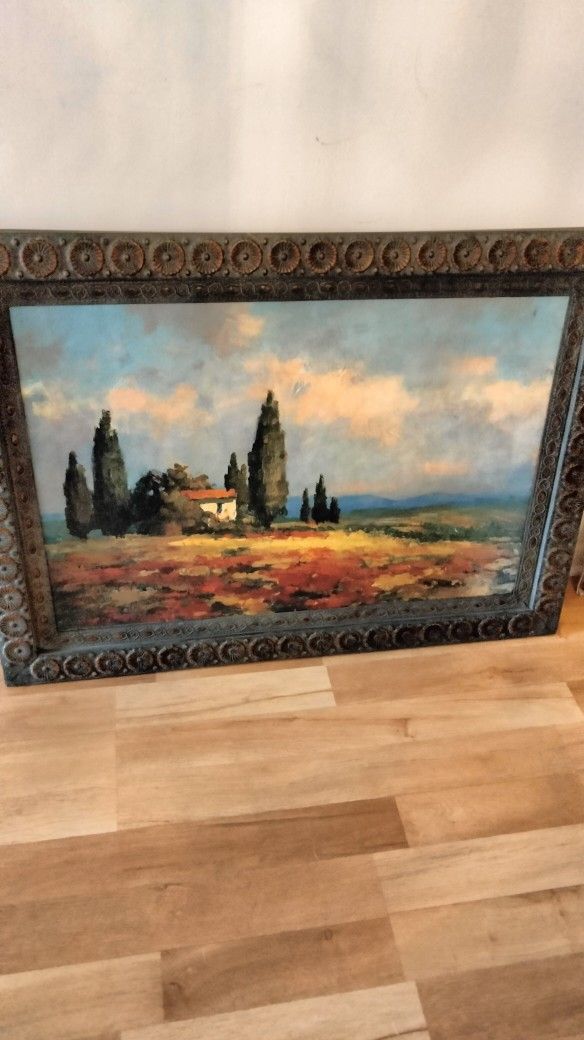 Metal Framed Hanging Frame