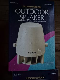 Radio Shack Outdoor Speaker 360*