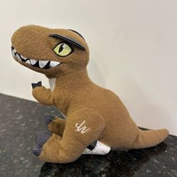 2014 Hasbro Jurassic World T-Rex Tyrannosaurus Dinosaur 8" Plush 