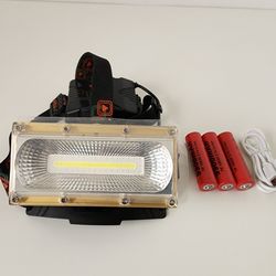 LED USB Rechargeable Headlamp Headlight Hunting Fishing Torch Flashlight