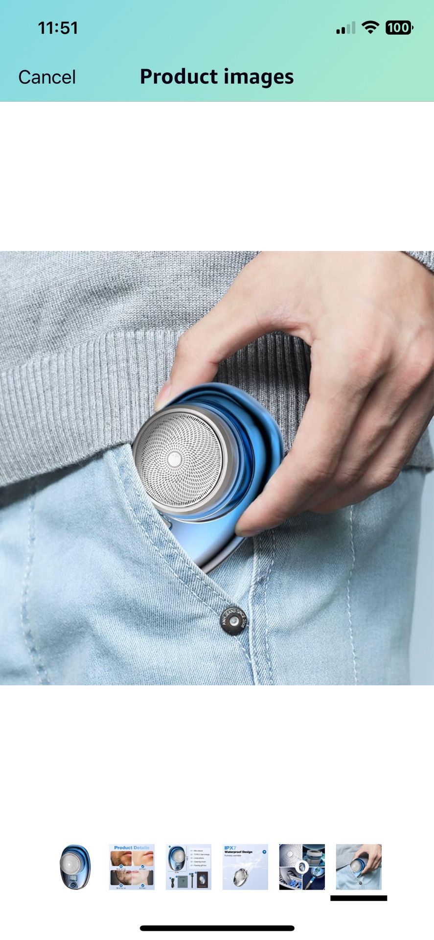 Mini Electric Shaver Beard Trimme