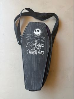 Nightmare Before Christmas Disneyland Disney Pin Holder Coffin Bag -