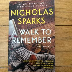 A Walk To Remember By Nicholas Sparks