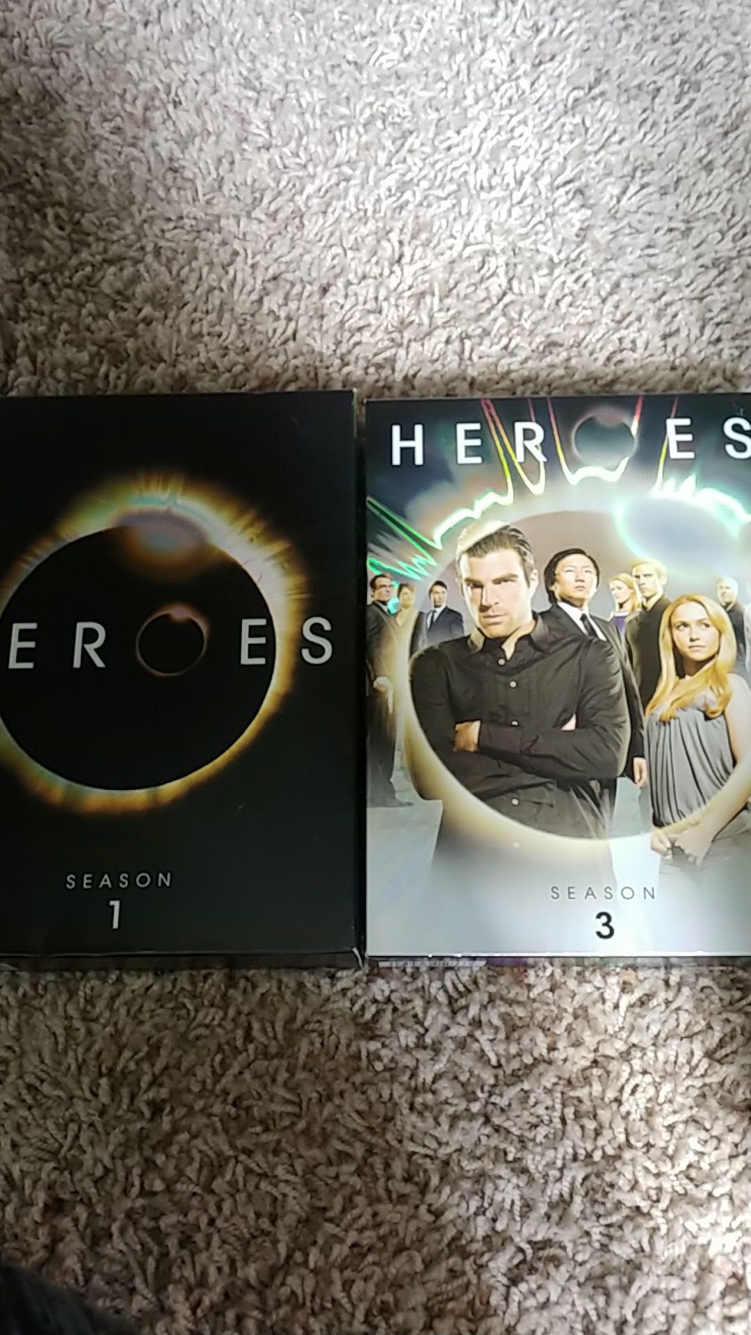 Heroes season 1 and 3
