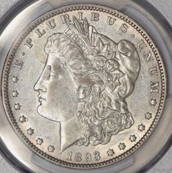 1893-O Morgan Silver Dollar $1 - Nice Coin