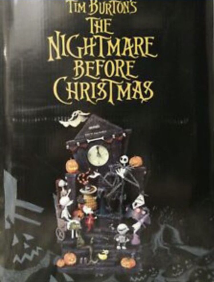 Rare Nightmare Before Christmas Mantle Clock