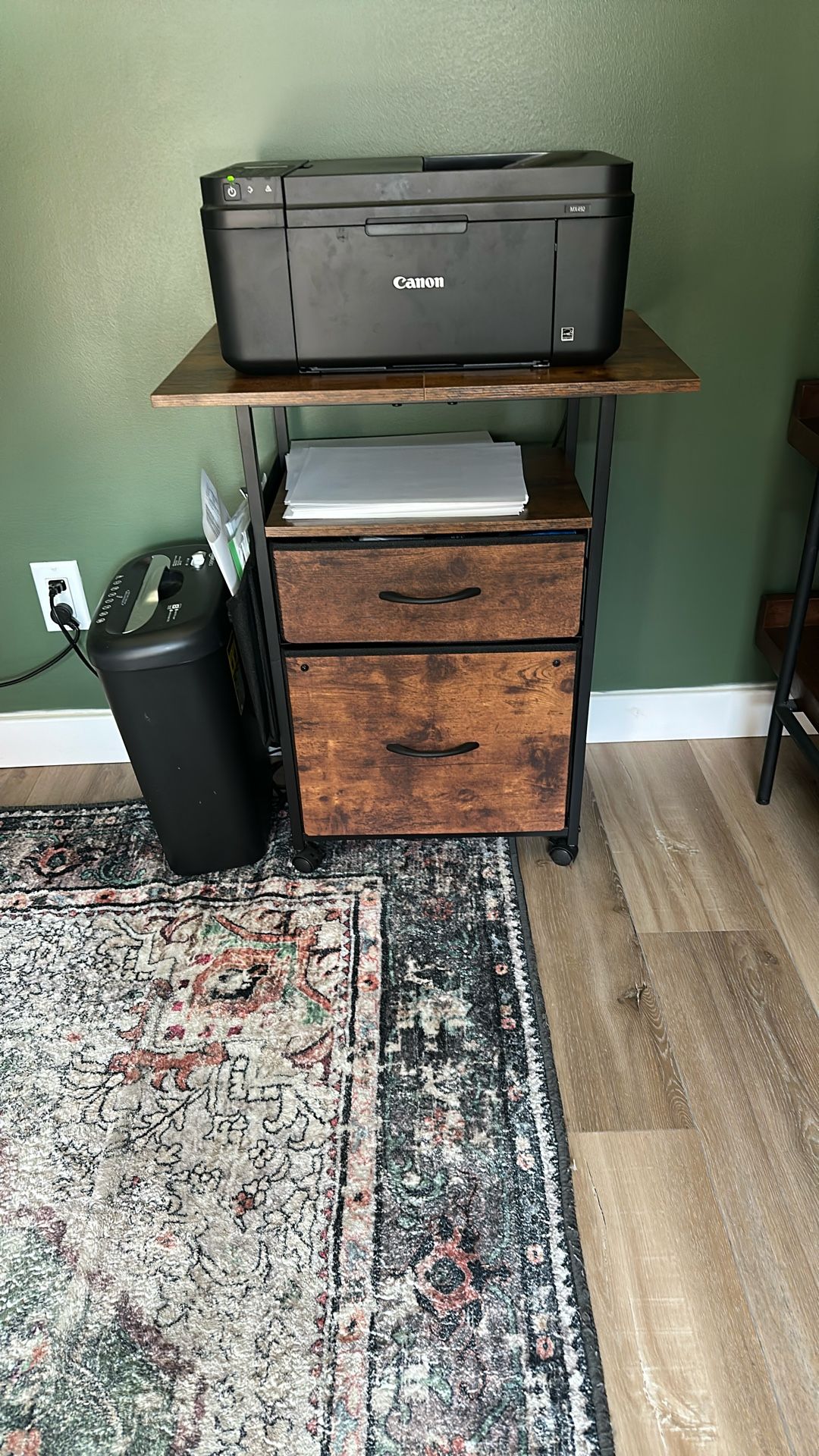 Printer Table And Drawers